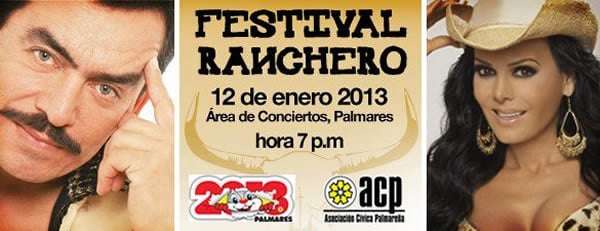 Festival Ranchero Palmares 2013
