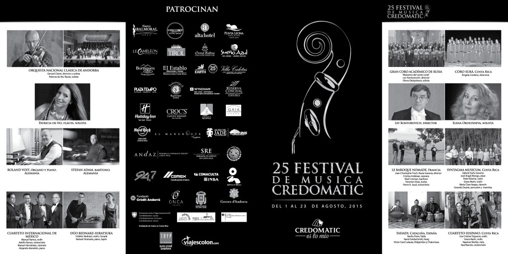 Festival de Música Credomatic 2015 - 25 aniversario Costa Rica