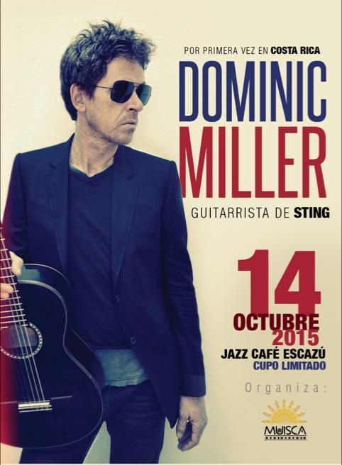 Concierto de Dominic Miller en Costa Rica