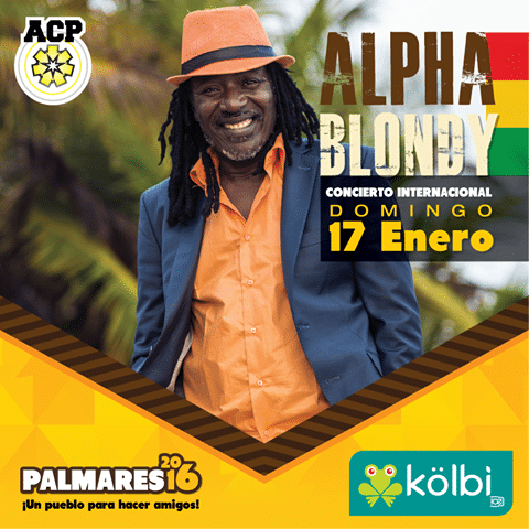 Alpha Blondy 2016 Fiestas Palmares