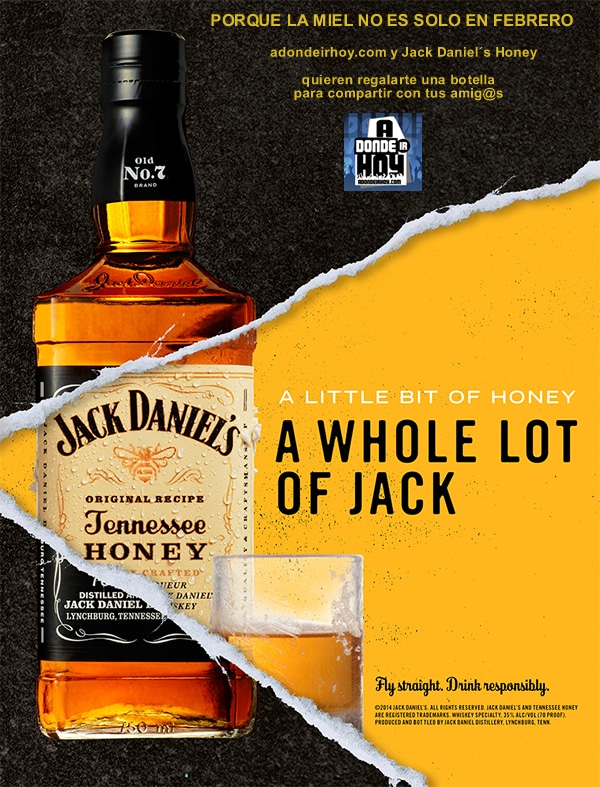Promocion Jack DAniels Honey y adondeirhoy