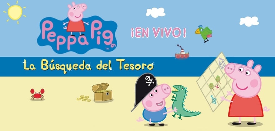 Peppa Pig en Costa Rica vendrá con “La Búsqueda del Tesoro