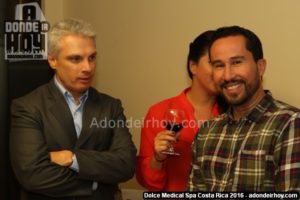 Juan Ma Vargas y Norval Calvo - Inauguración Dolce Medical Spa