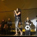 Maria José Castillo y Eduardo Aguirre abriendo concierto de Ha Ash en Costa Rica