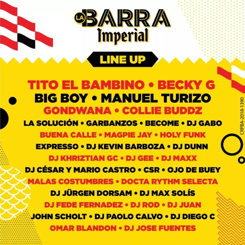Calendario Barra Imperial 2019