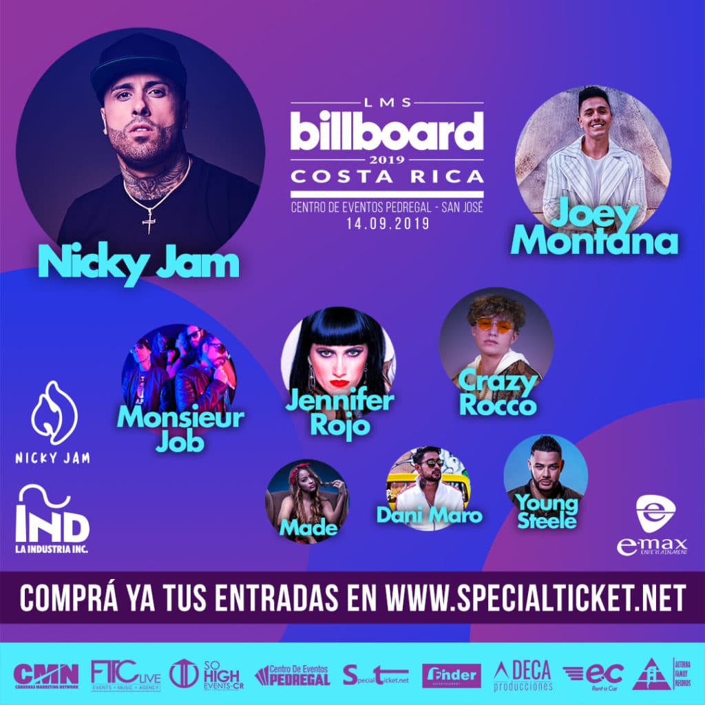 Billboard Latin Music Showcase en Costa Rica