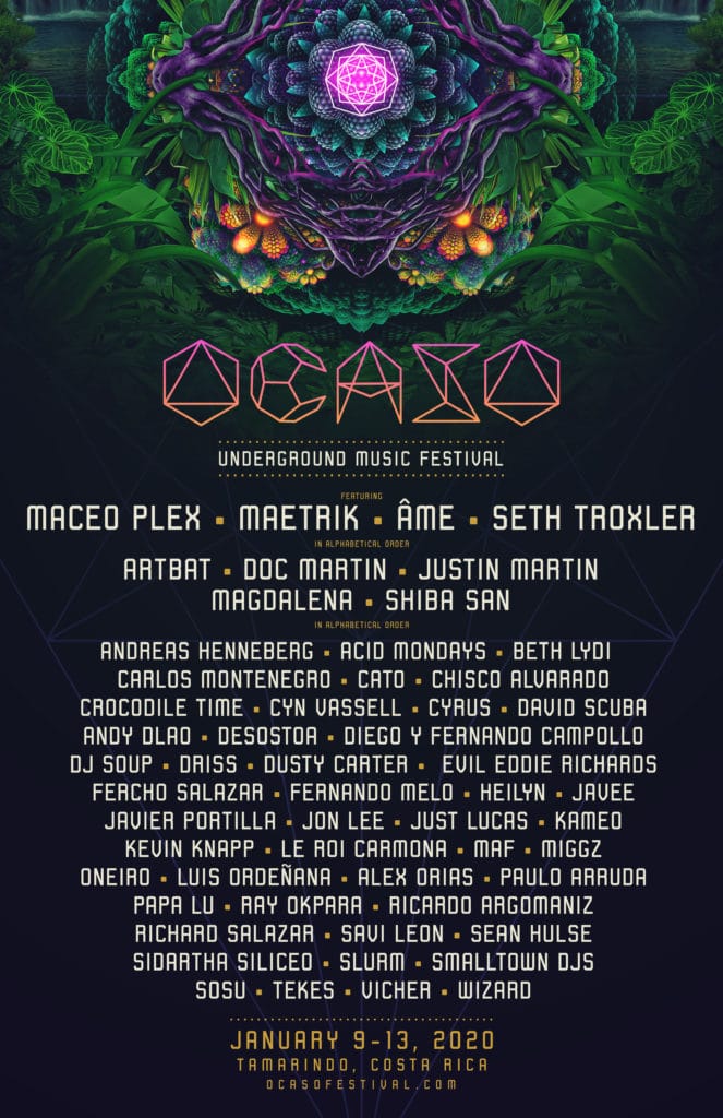 Lineup Ocaso Festival 2020