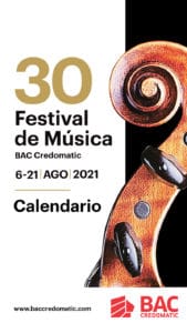 Festival de Música BAC Credomatic 2021 - Calendario