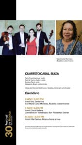 Festival de Música BAC Credomatic 2021 - Calendario 2