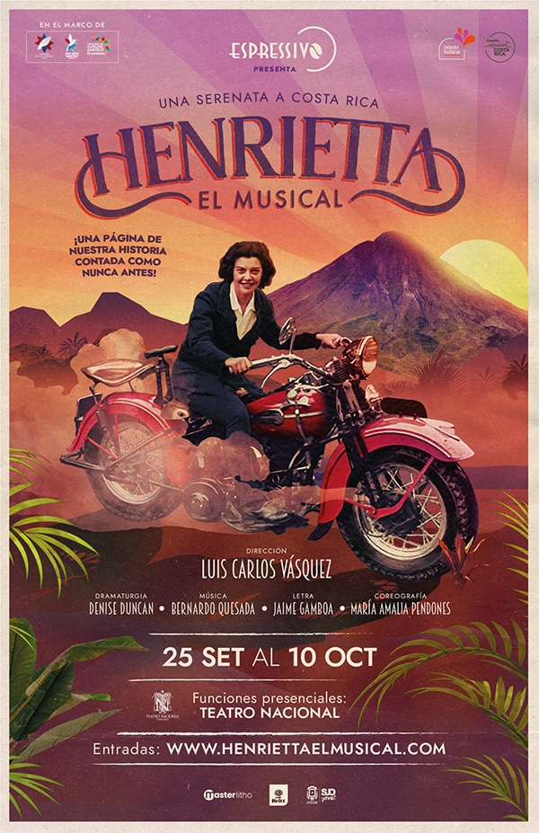 “Henrietta, el musical” una serenata a Costa Rica - poster - ADIH