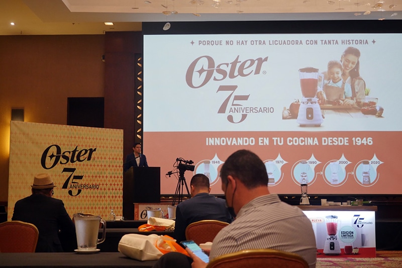 Presentación oficial Oster 75 aniversario en Costa Rica
