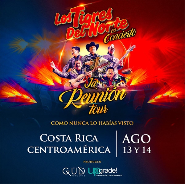 “Reunión Tour” hará rugir a Costa Rica con de Los Tigres del Norte