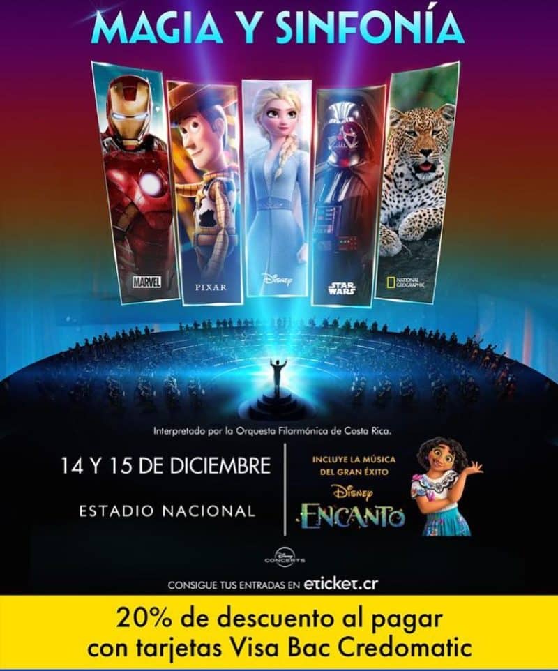 Disney presenta en Costa Rica Magia y Sinfonía